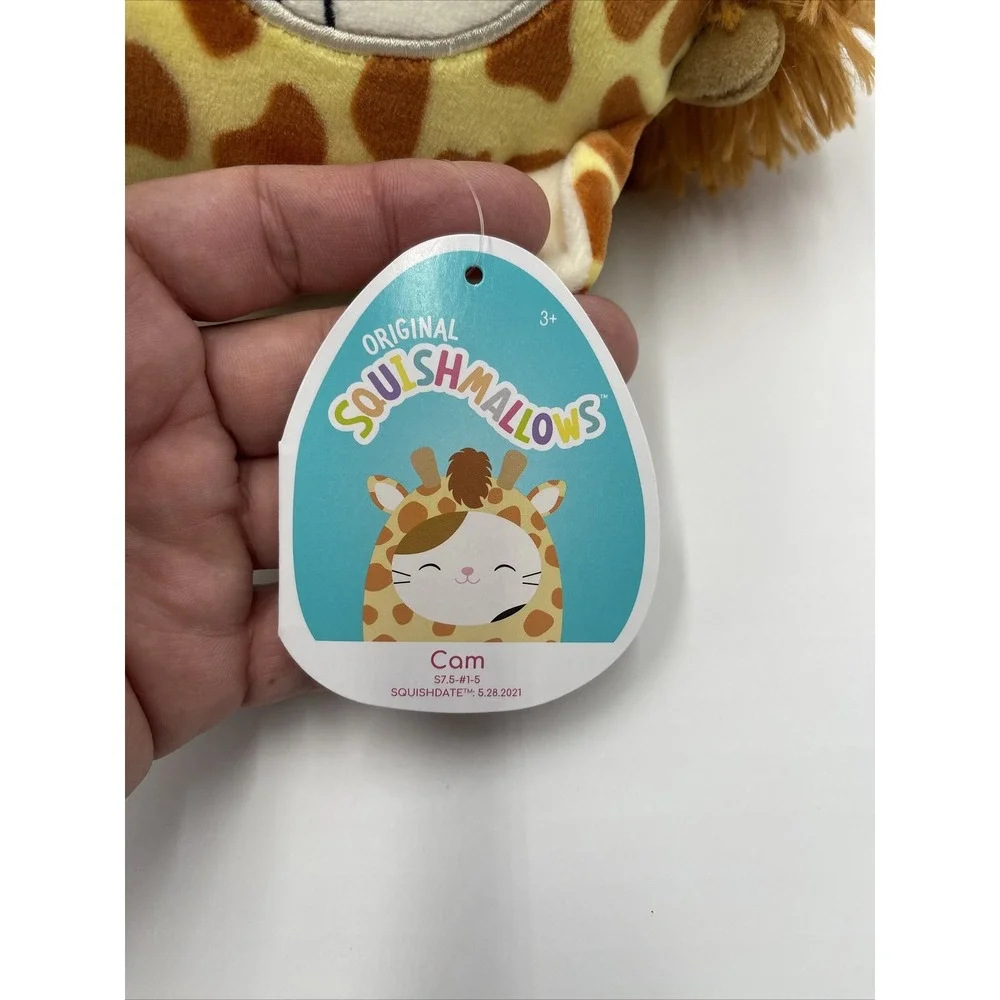 Squishmallows Cameron the‎ Cat as Gary the Giraffe 7.5